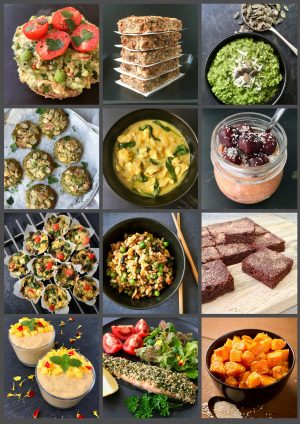 Easy Read Good Mood Food Recipes collage