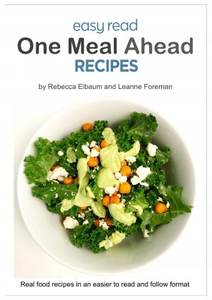 photo of Easy Read One Meal head Recipes cover